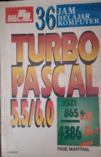 Image of 36 jam belajar komputer turbo pascal 5,5/6,0