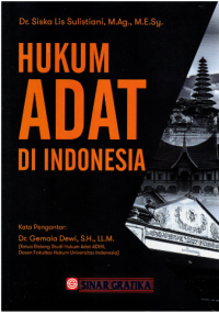 Hukum adat di Indonesia