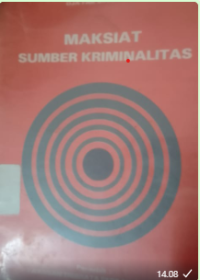 Maksiat Sumber Kriminalitas