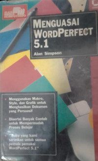 Image of Menguasai wordperfect 5.1 Alan Simpson