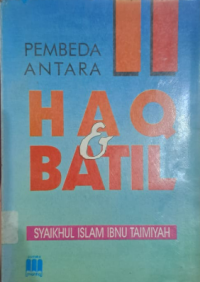 Pembeda Antara Haq & Batil