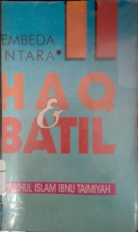 Image of Pembeda antara Haq & Batil