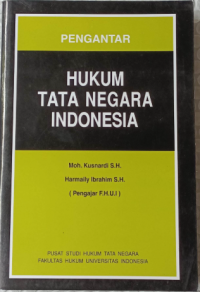 Image of Pengantar hukum tata negara Indonesia