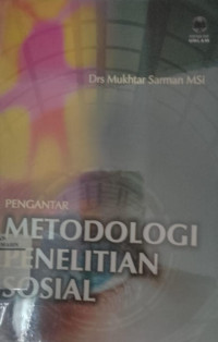 Image of Pengantar Metodologi Penelitian Sosial