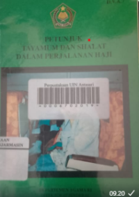 Petunjuk Tayamum Dan Perjalanan Haji