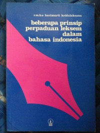 Image of Beberapa Prinsip Perpaduan Leksem Dalam Bahasa Indonesia