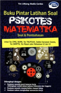 Buku Pintar Latihan Soal Psikotes Matematika