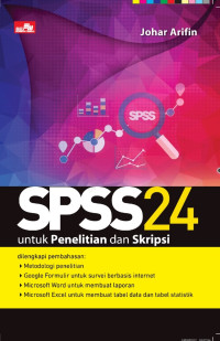 Image of SPSS 24 untuk Penelitian dan Skripsi