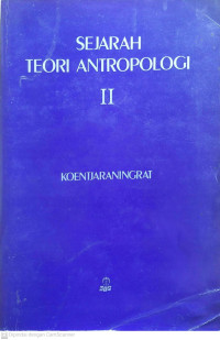 Sejarah Teori Antropologi II