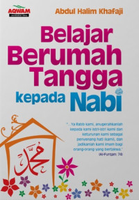 Belajar berumah tangga kepada Nabi SAW