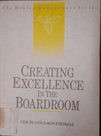 Image of Creating Excllence in the Boardroom