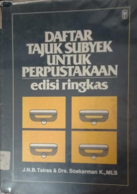 Image of Daftar Tajuk Subyek Untuk Perpustakaan