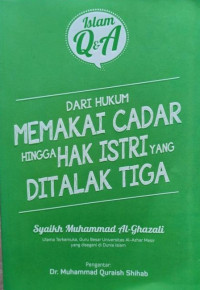 Image of Dari hukum memakai cadar hingga hak istri yang ditalak tiga
