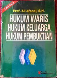 Image of Hukum waris, hukum keluarga, hukum pembuktian