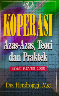 Image of Koperasi: azas-azas, teori dan praktek