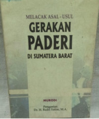 Image of MELACAK ASAL-USUL GERAKAN PADERI DI SUMATERA BARAT/Murodi