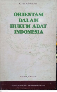 Image of Orientasi Dalam Hukum Adat Indonesia