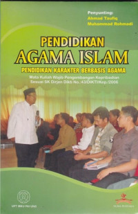 Pendidikan Agama Islam: pendidikan karakter berbasis agama
