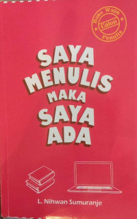 Image of Saya menulis maka saya ada