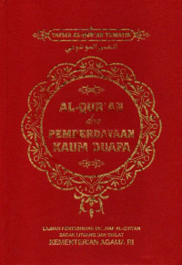 Tafsir Al-Qur;an Tematik : al-Qur'an dan pemberdayaan kaum duafa