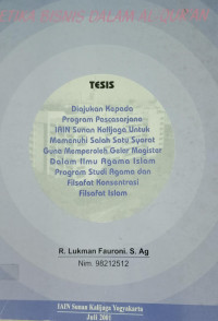 Image of Tesis : Etika Bisnis Dalam Al-Qur'an