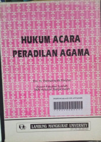 Hukum Acara Peradilan Agama