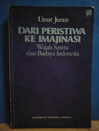 Dari Peristiwa Ke Imajinasi: Wajah Sastra Dan Budaya Indonesia