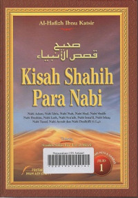 Kisah Shahih Para Nabi Jilid 1