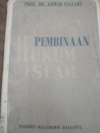 Pembinaan Hukum Islam