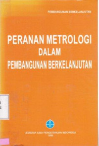 Peranan Metrologi Dalam Pembangunan Berkelanjutan