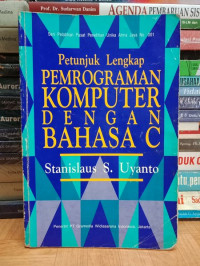 Petunjuk Lengkap Pemrograman Komputer dengan Bahasa C